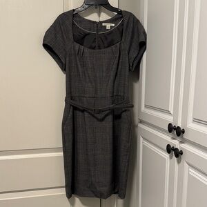 Banana Republic Wool Charcoal Mini Dress
